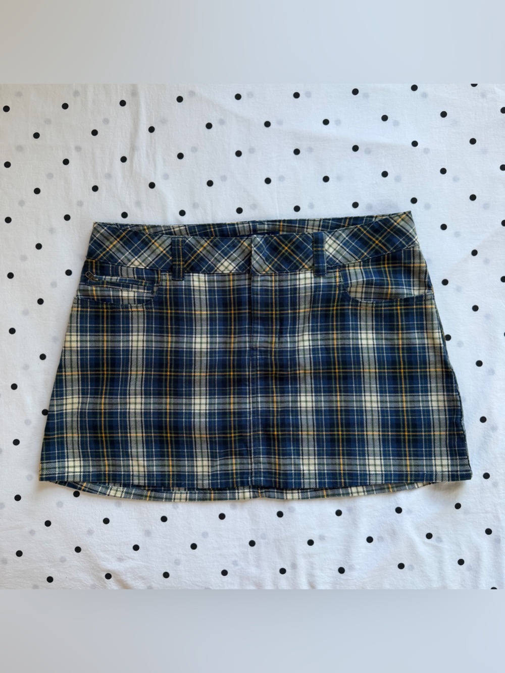 vintage y2k abercrombie mini plaid skirt